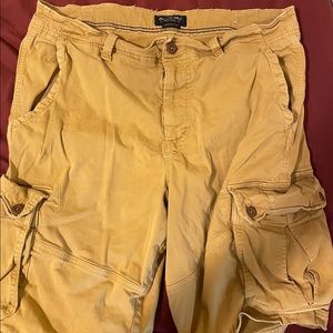 American Eagle Khaki Cargo Shorts
